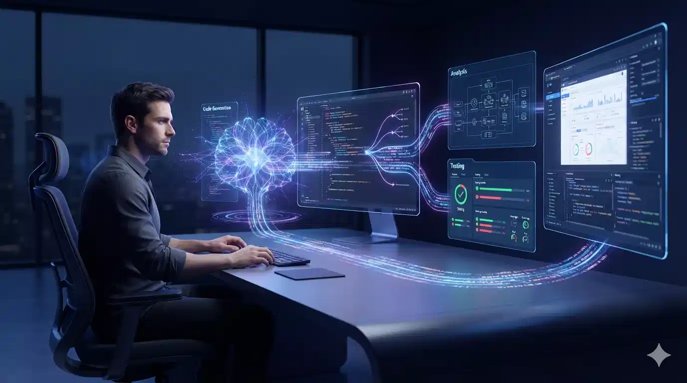 AI coding agent assisting a software developer