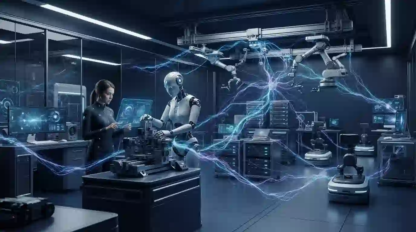 AI-powered robotics and intelligent machines in the physical world